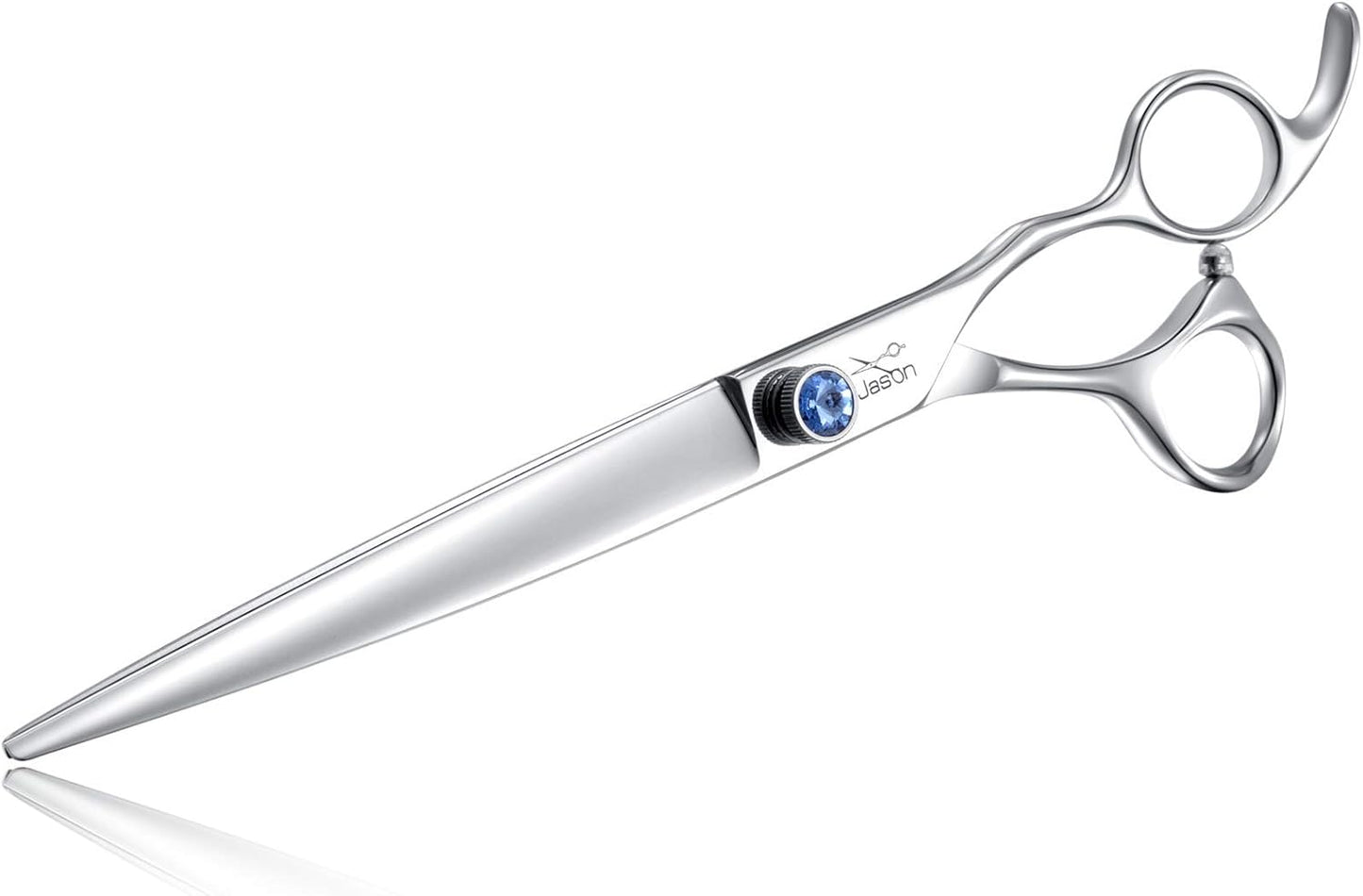 JASON 8in Straight Dog Grooming Scissors for Pets Trimming