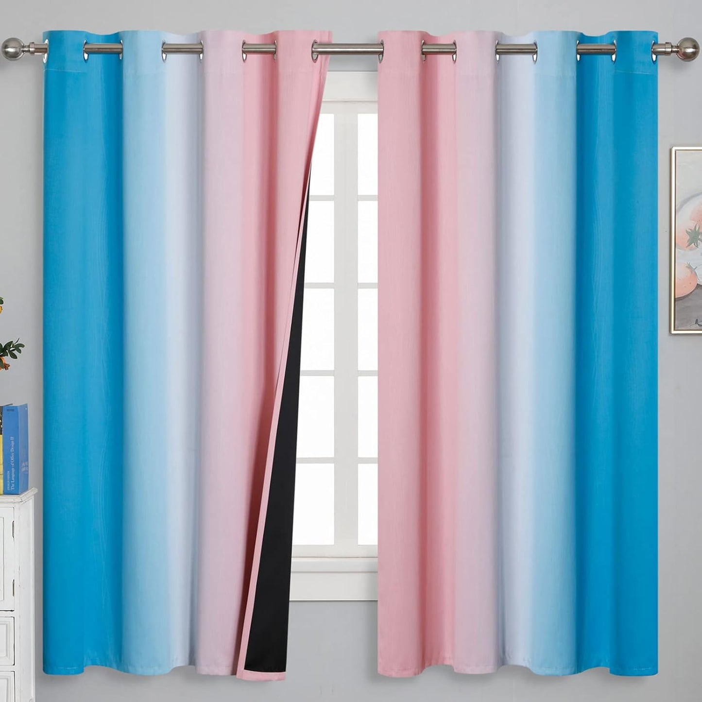 Ombre Total Blackout Curtains for Bedroom by Estelar Textiler