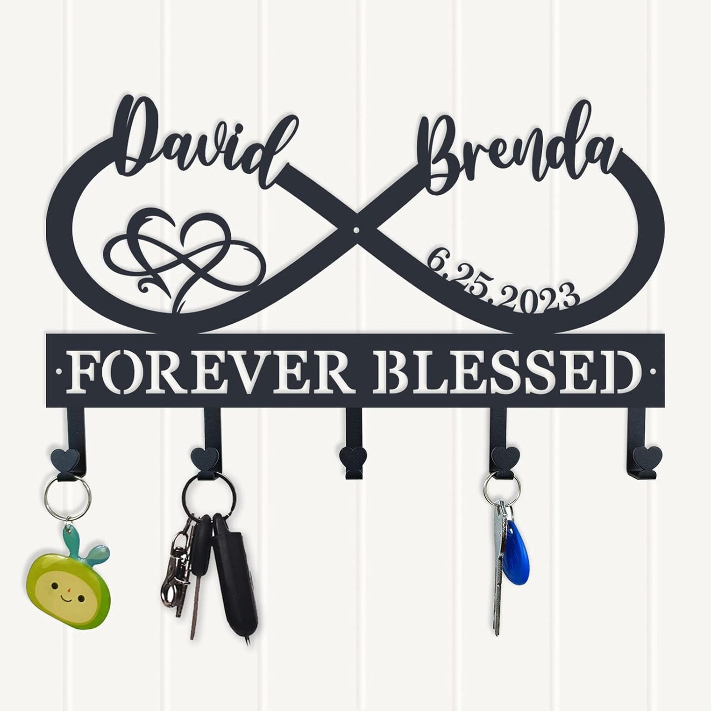 Custom Family Key Rack | Personalized Key Holder
