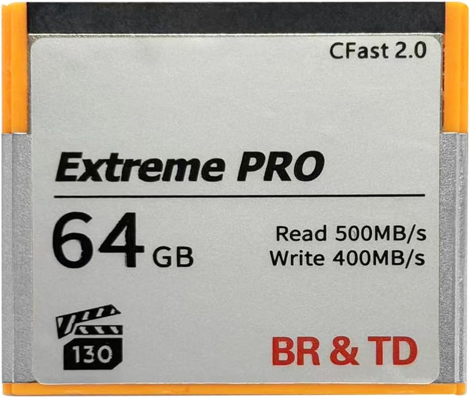 Fast 64GB CFast 2.0 Memory Card
