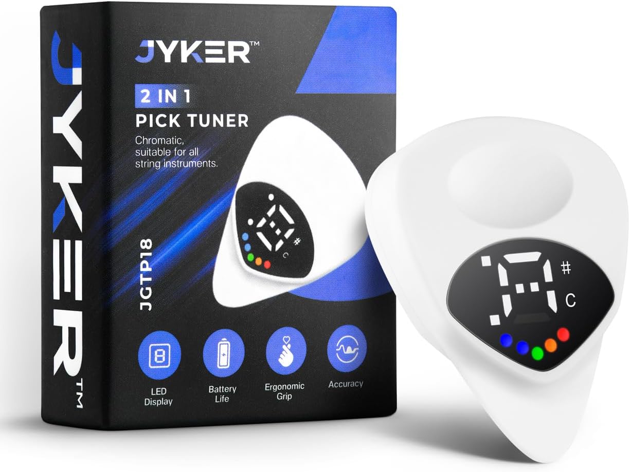 Jyker Guitar Tuner Pick 2-in-1 - Precision Digital Tuning