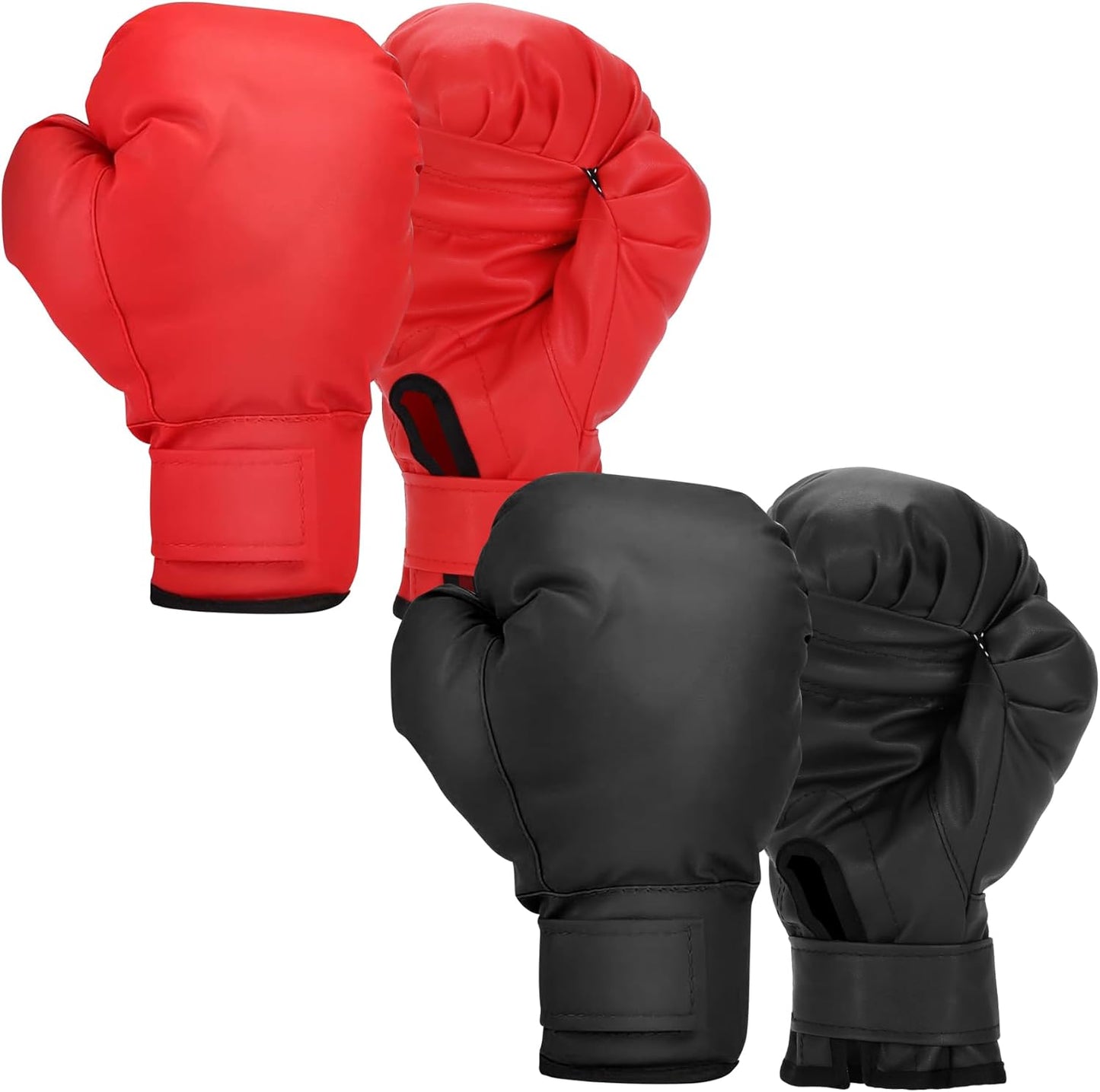 Kickboxing Glove Set for Beginners, 2 Pairs - Train & Spar!