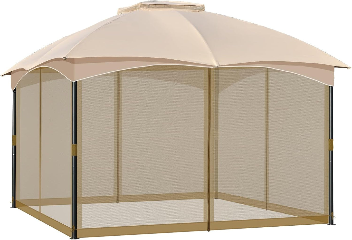 COWVIE Gazebo Replacement Netting Screen for Outdoor Use
