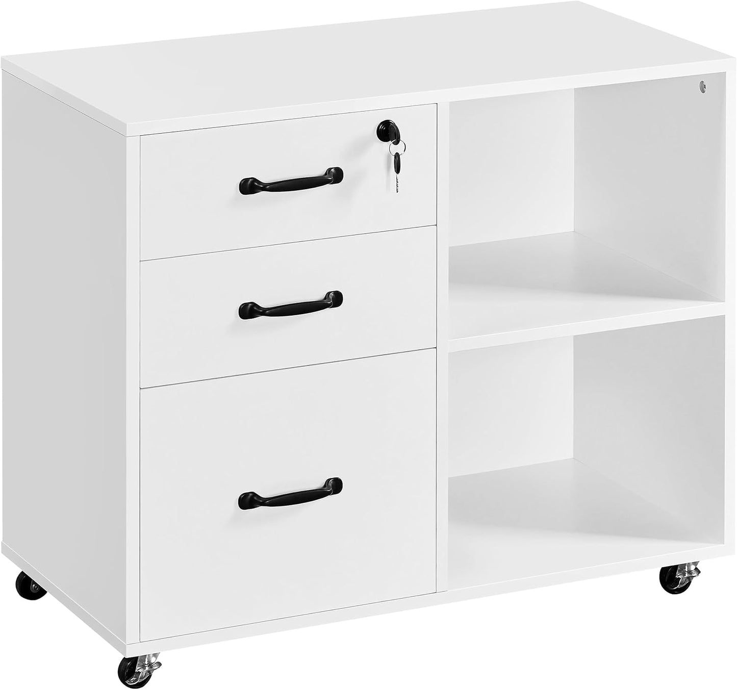 Yaheetech Mobile File Cabinet - Under Desk Organization