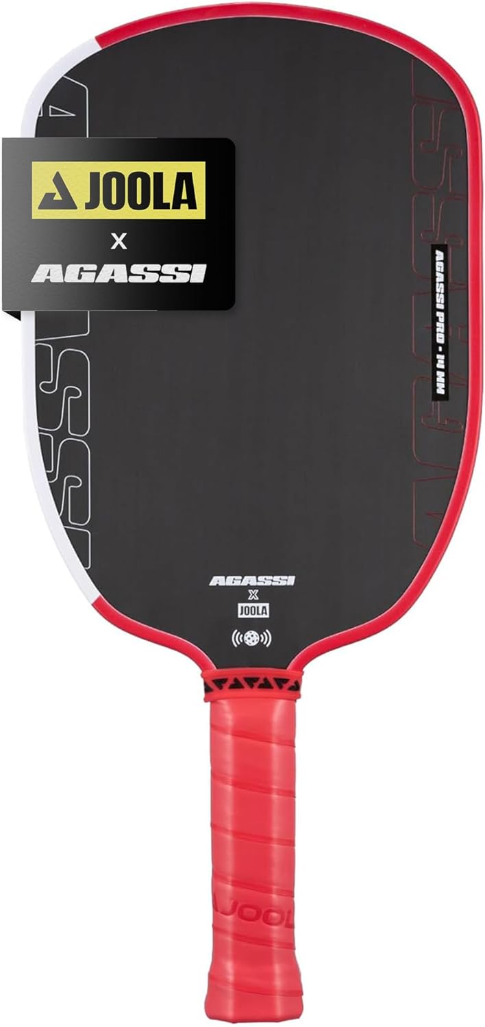 JOOLA Agassi PRO IV Pickleball Paddle with Extended Sweet Spot