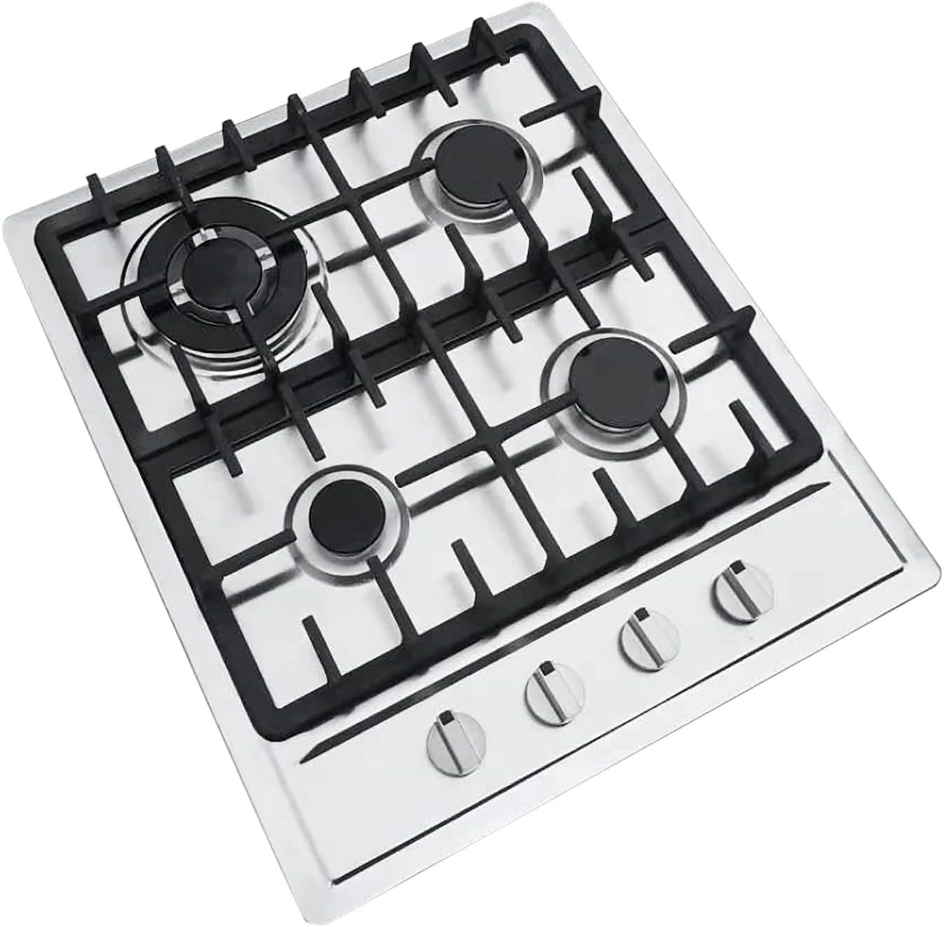23in Gas Cooktop with 4 High Power Burners for Home Kitchen