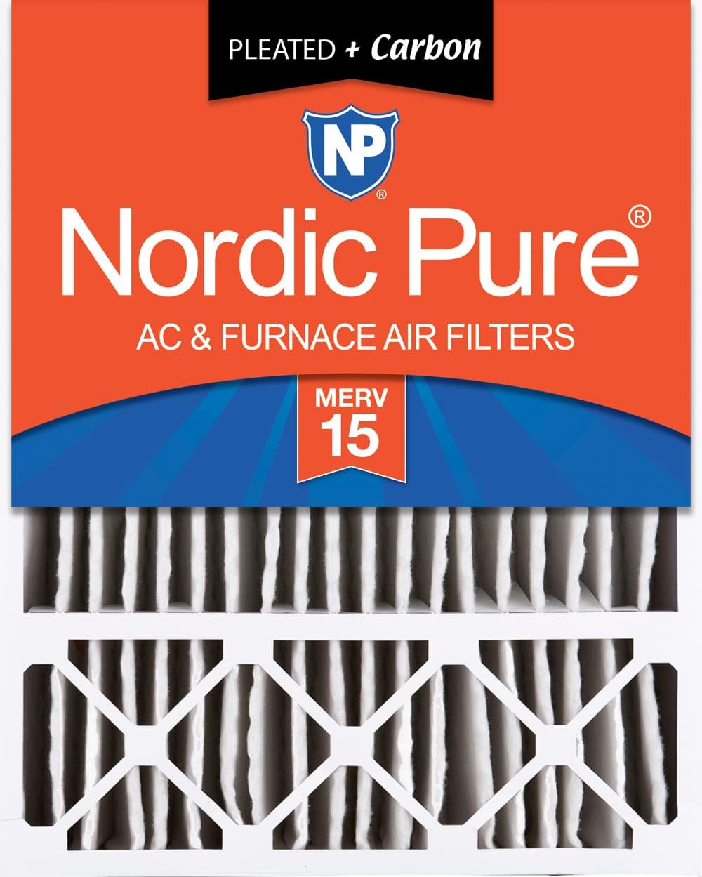 Nordic Pure 20x25x5 Honeywell Replacement Air Filters MERV 15