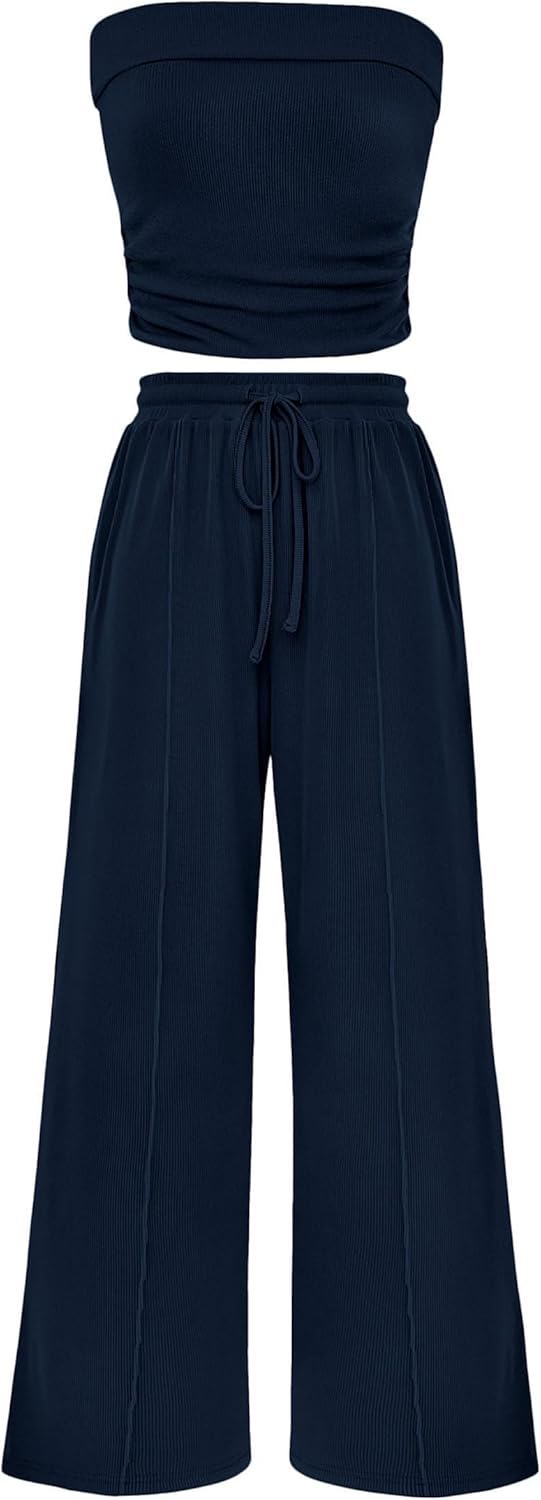 Stylish Womens Summer Outfits 2 Piece Sets for Casual Wear