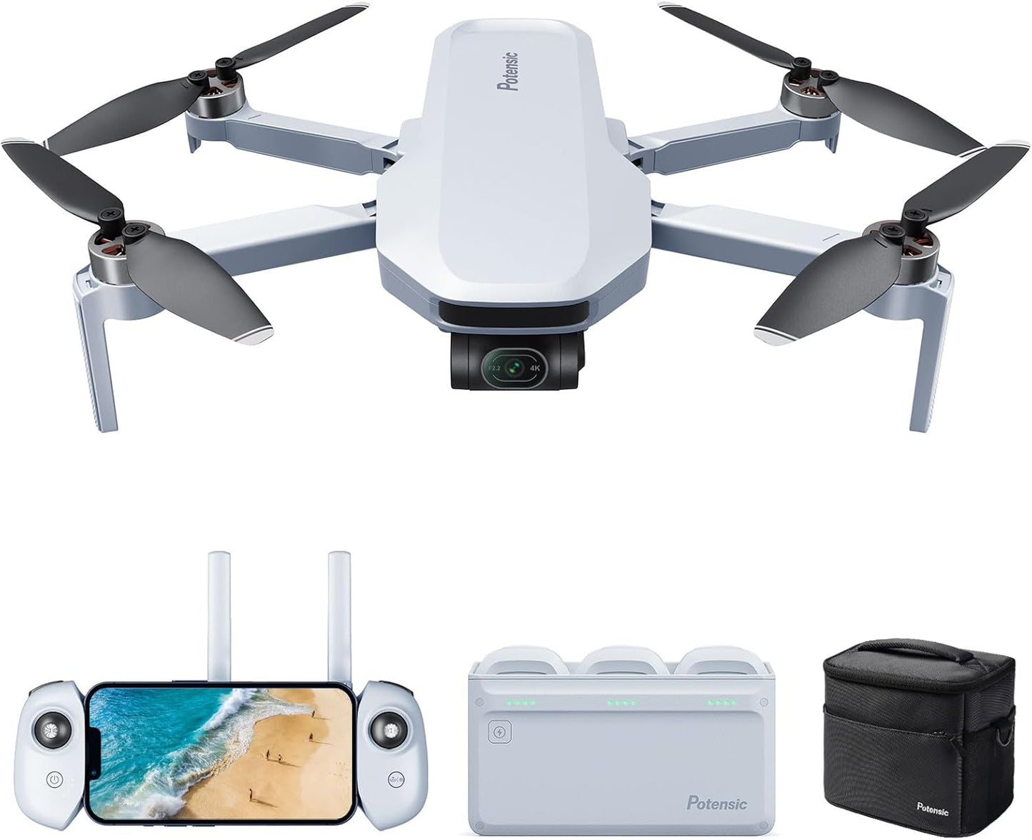 Ultra-Light 4K GPS Drone: 6KM Range, Long Flight