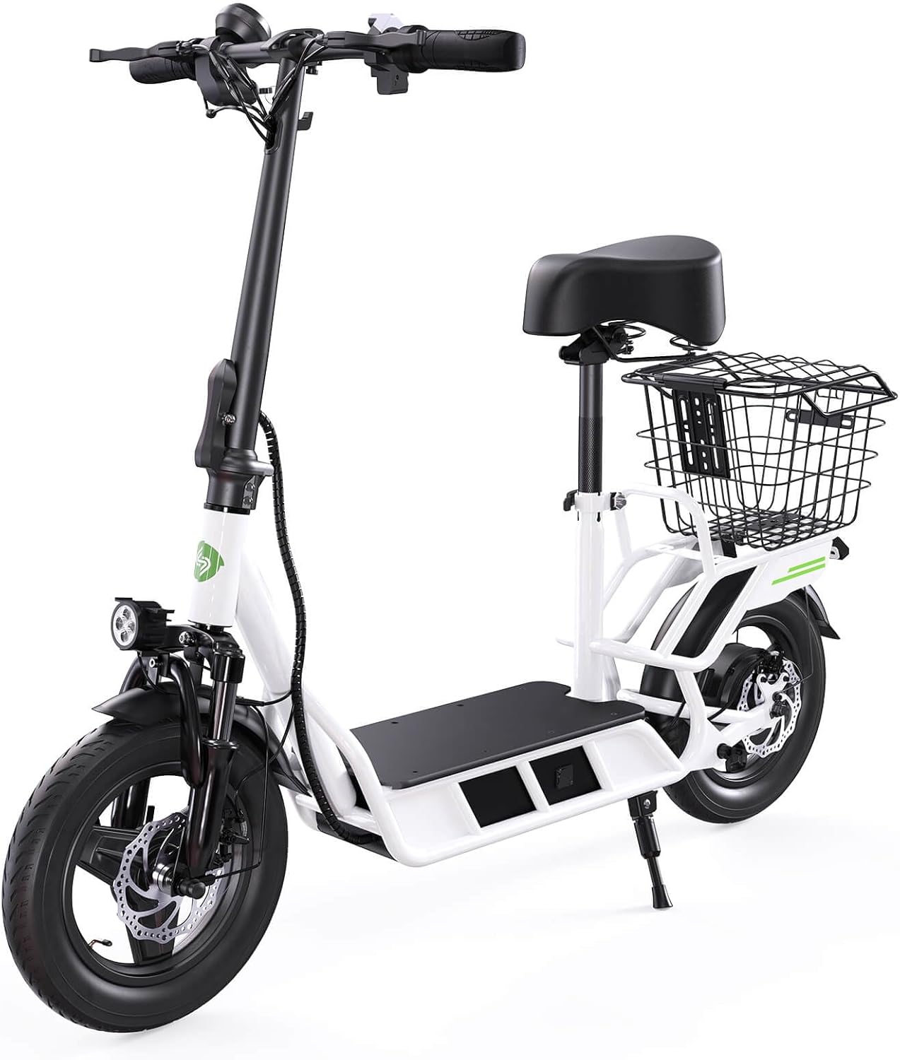 isinwheel Electric Scooter with Seat for Comfortable Rides