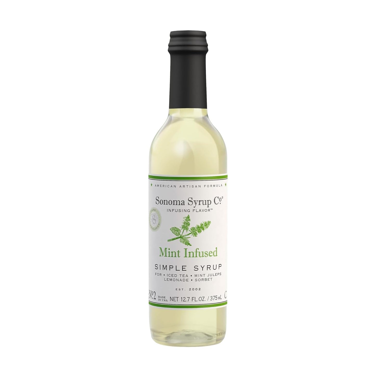 Sonoma Mint Simple Syrup - Elevate Your Drinks!