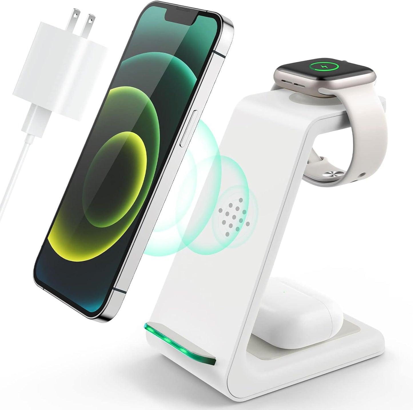Fast 3-in-1 Wireless Charger for iPhone, AirPods, iWatch - LABJOB