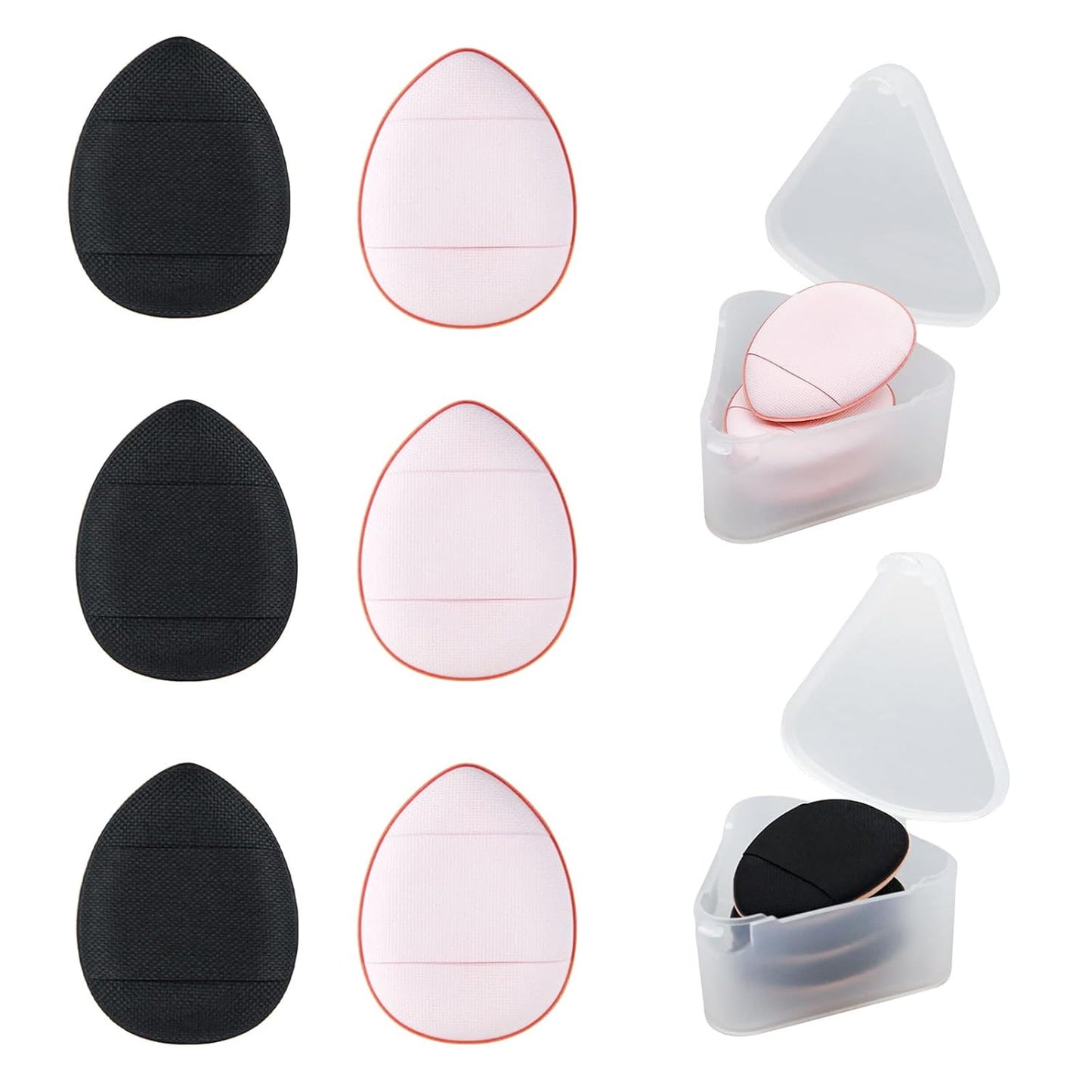 WishLotus Mini Powder Puffs Set - Flawless Makeup Application