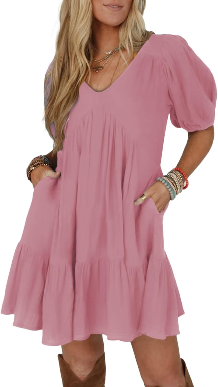 Acelitt Women's Summer Dresses for Beach and Casual Wear