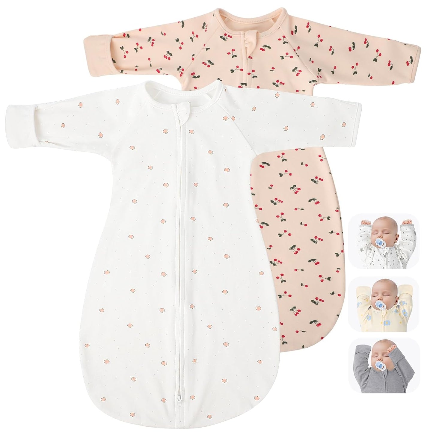 Transitional Swaddle Sack with Arms Up for Newborns - 2 Pack