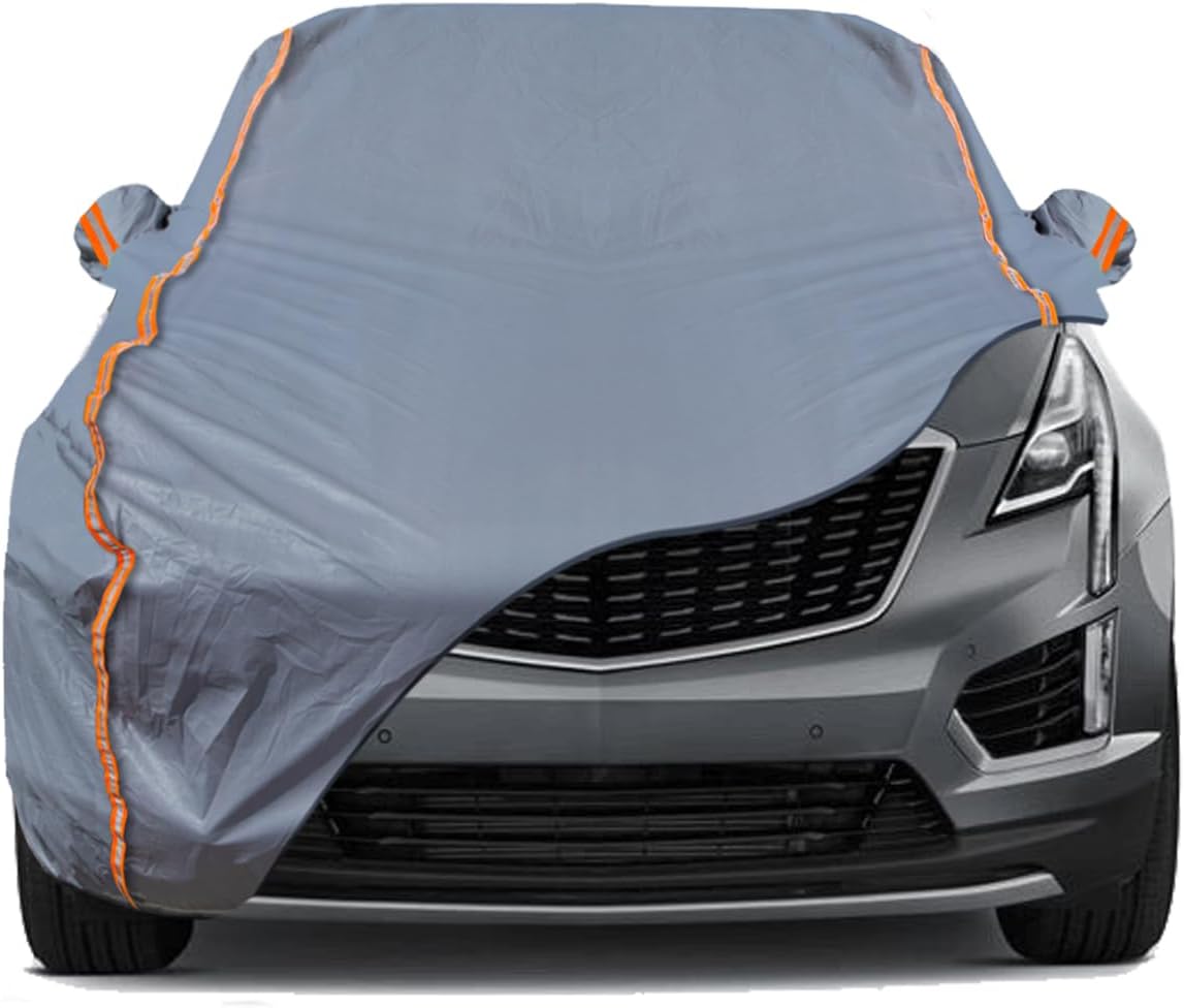 TUCAREST 6-Layers PEVA Full Car Cover for SUVs and Sedans