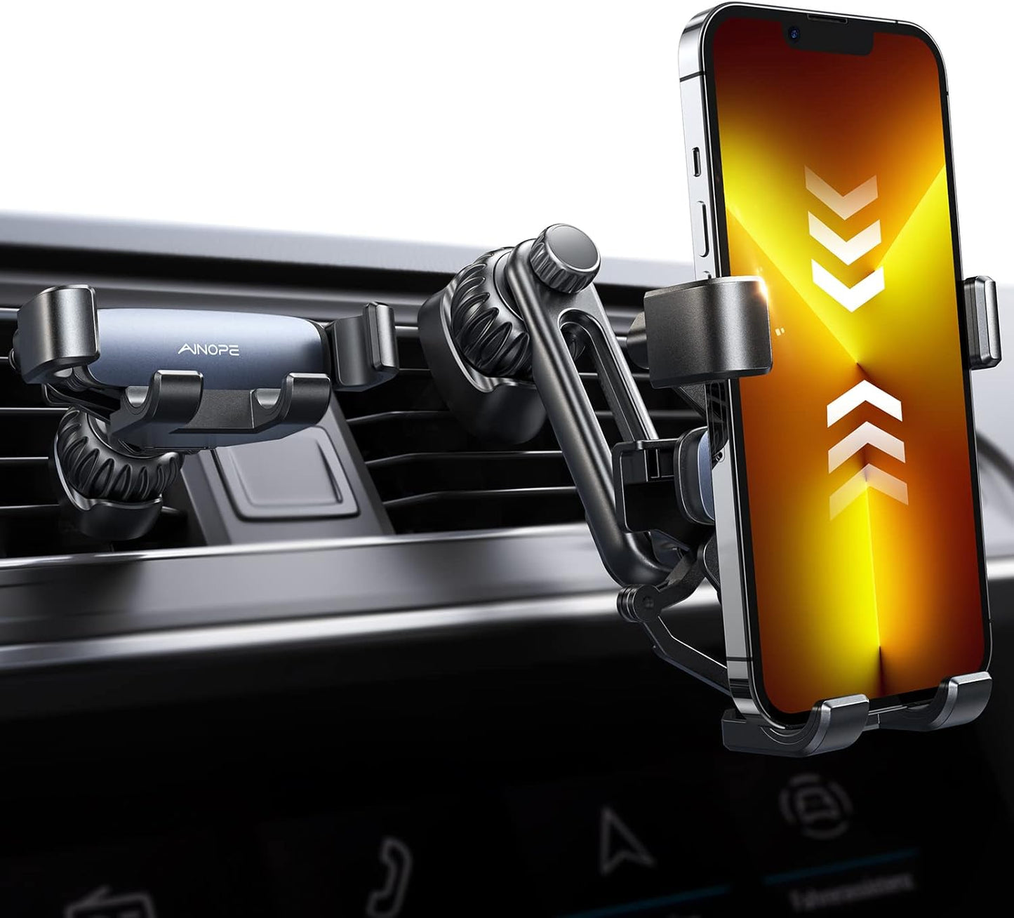 AINOPE 2024 Gravity Car Phone Holder - Max Compatibility