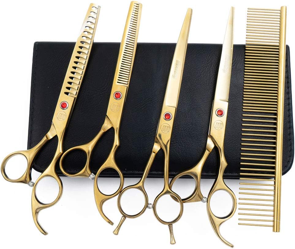 Professional Dog Grooming Scissors Set for Perfect Pet Grooming