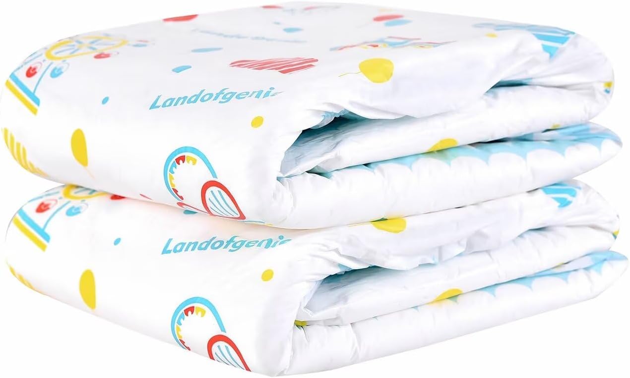 Cute Amusement Park Adult Diapers - Large Size