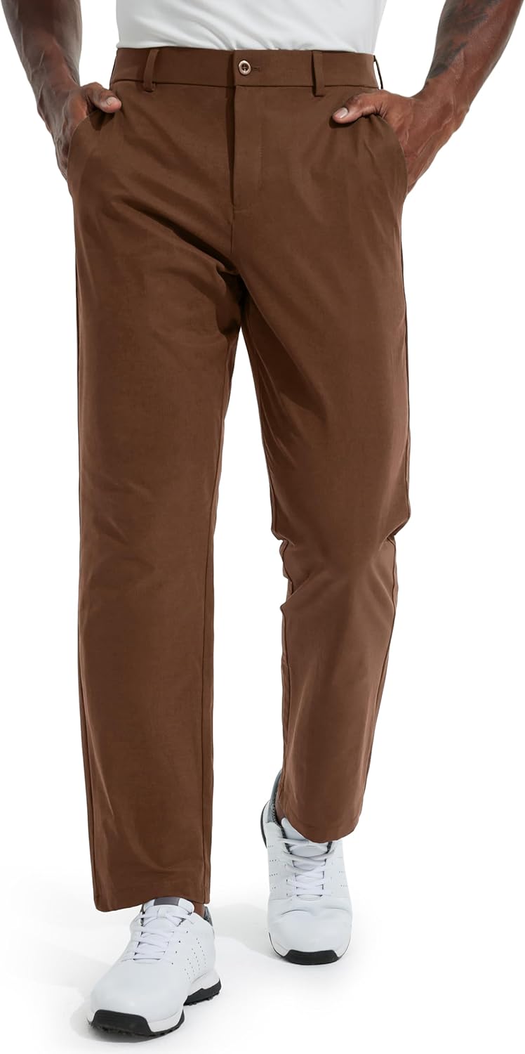 Libin Men's Golf Pants - Lightweight Stretch Trousers for Comfort