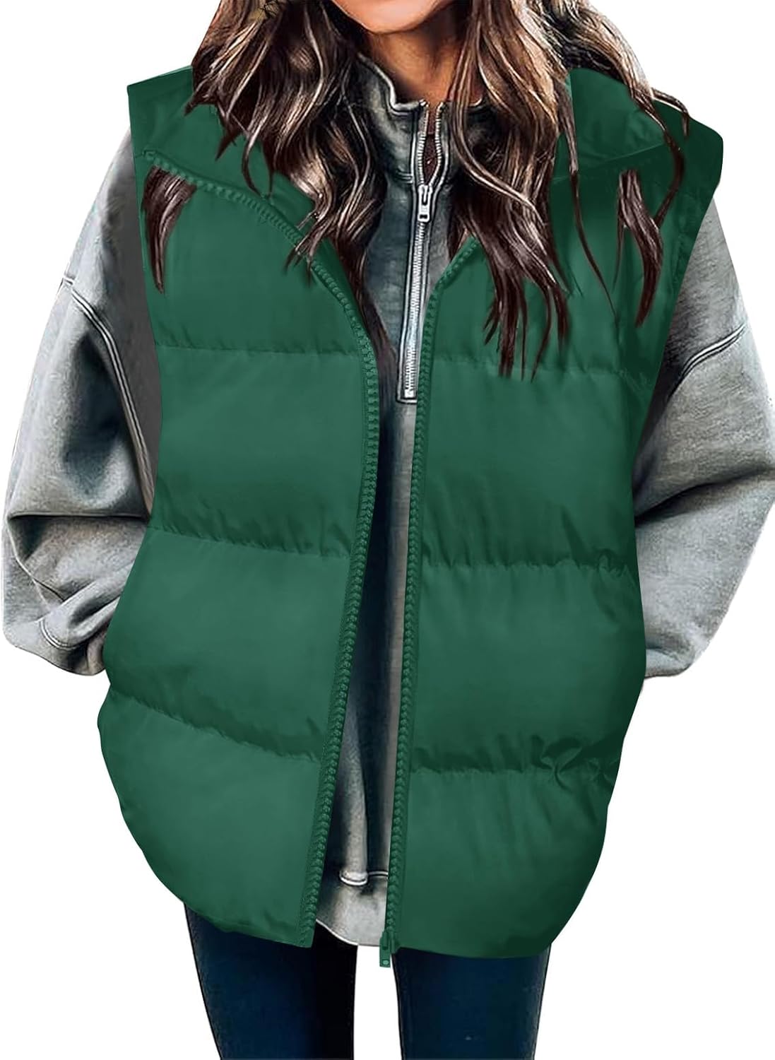 Stylish Lightweight Quilted Puffer Vest for Women by Zeagoo