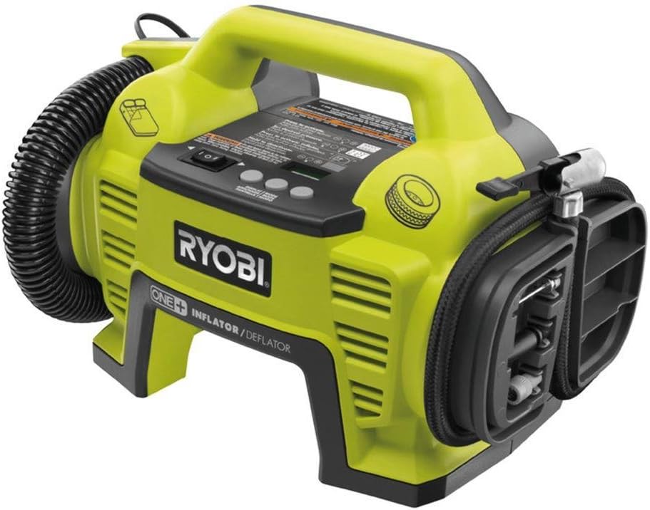 Ryobi 18V ONE+ Battery Compressor - Powerful 150PSI Pressure