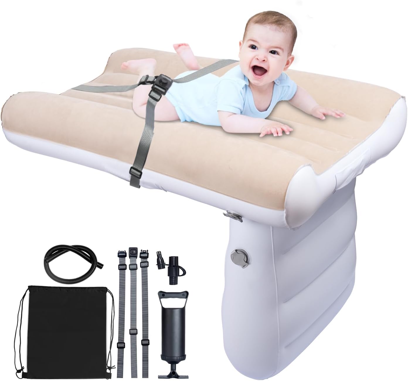 Inflatable Airplane Toddler Travel Bed - Cozy Portable Sleeping Solution!