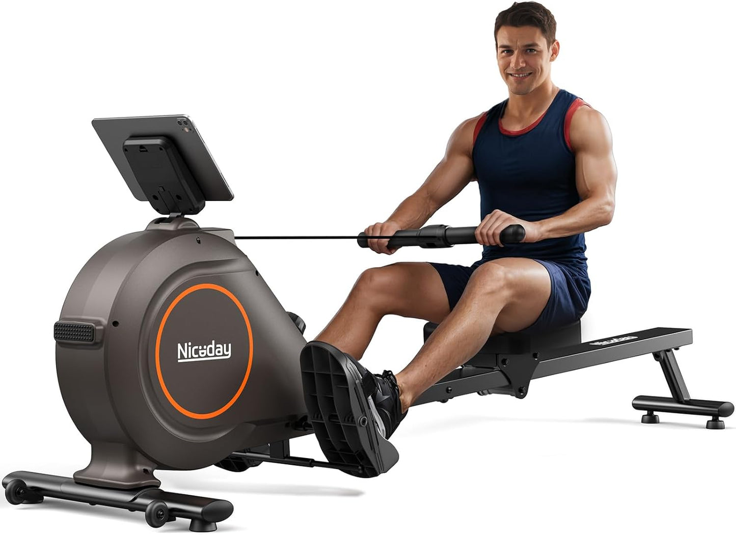 Quiet Magnetic Rowing Machine - 16 Levels Resistance