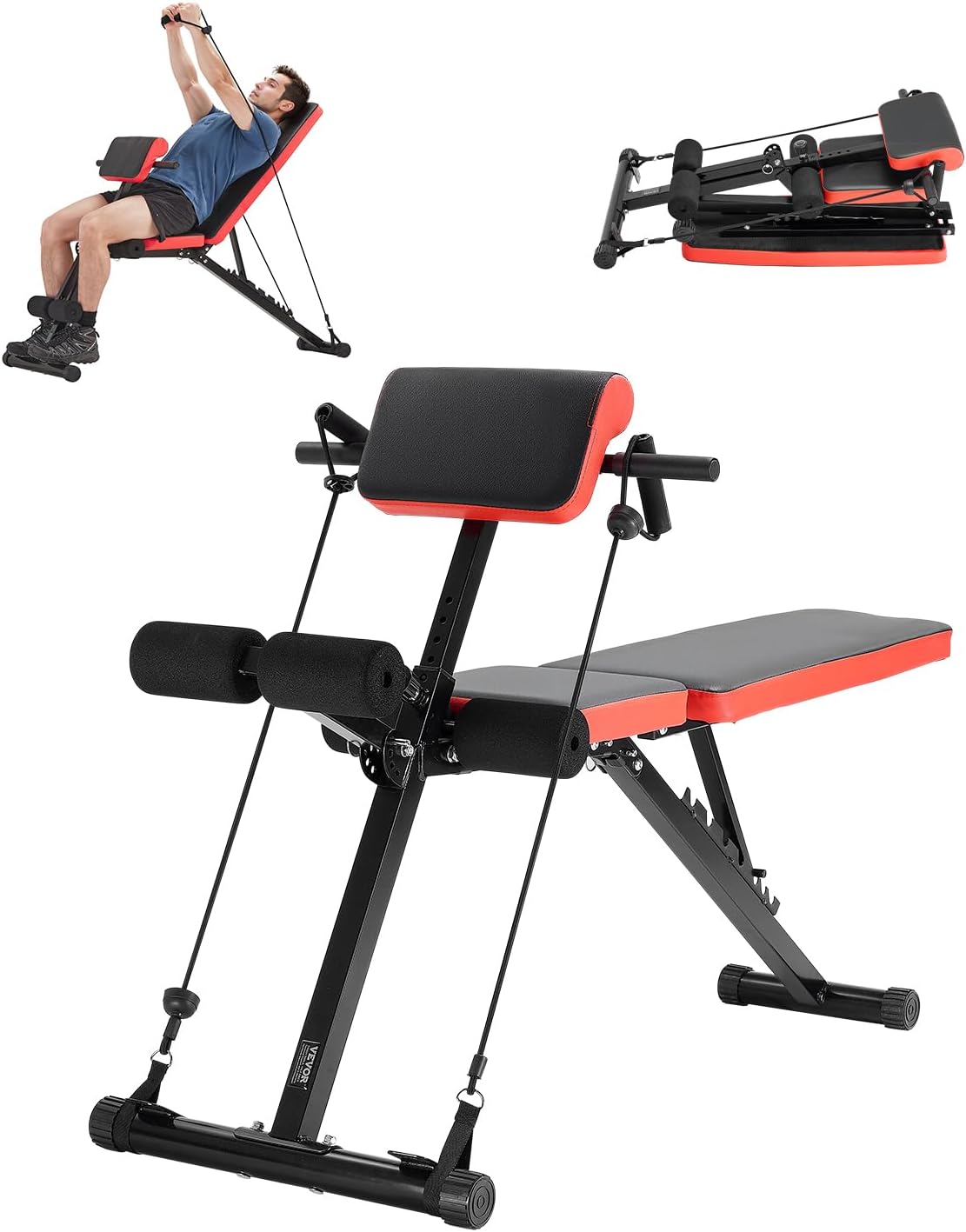 VEVOR Multi-Functional Weight Bench for Full Body Workout