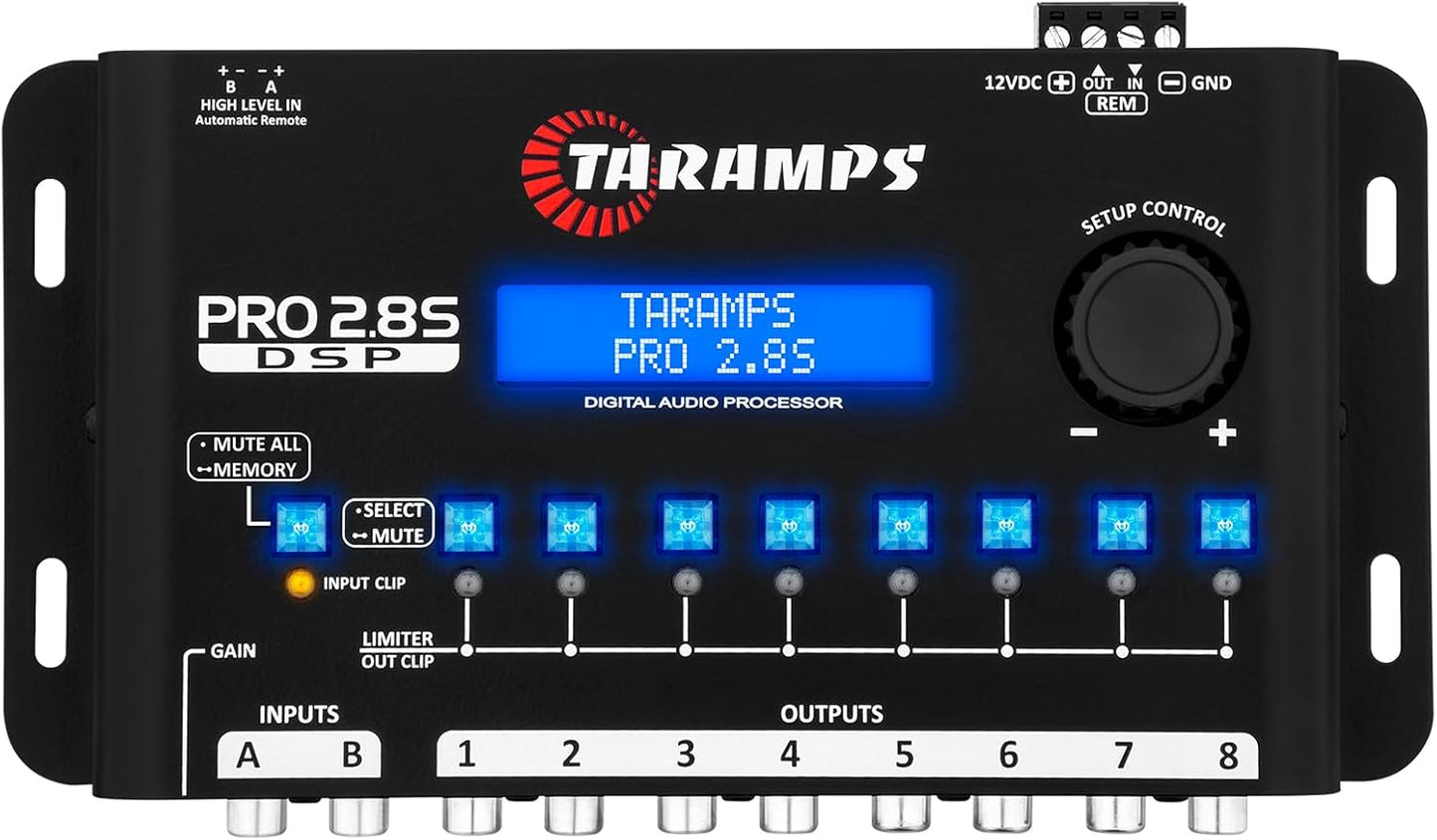 Taramps Pro 2.8S DSP Crossover Audio Processor for Car Sound