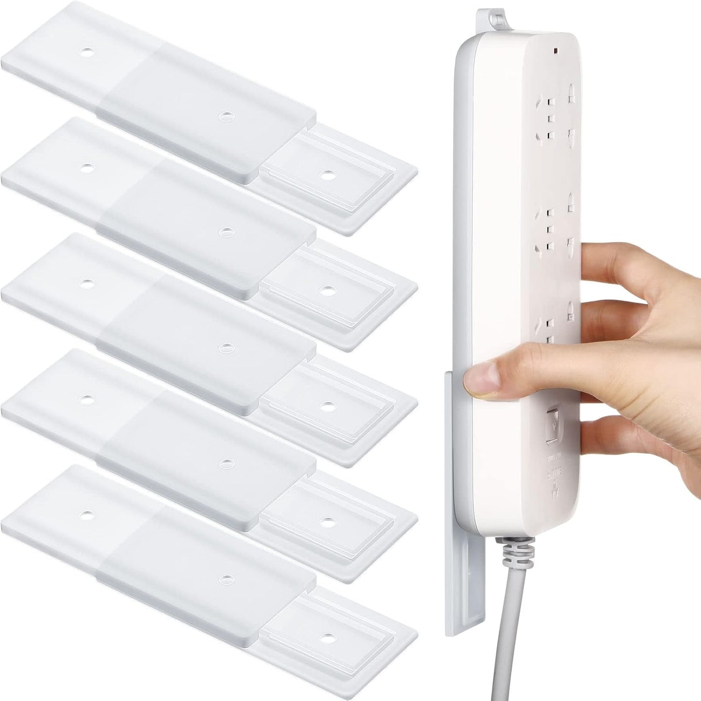 Yinkin Power Strip Wall Mount: Cable Management Solution