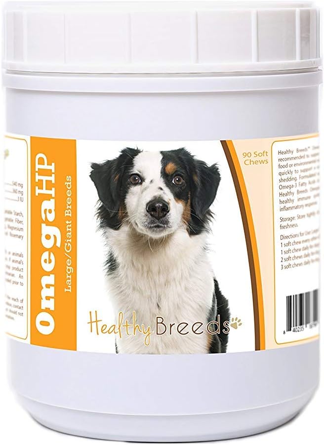Healthy Breeds Miniature American Shepherd Omega HP Soft Chews