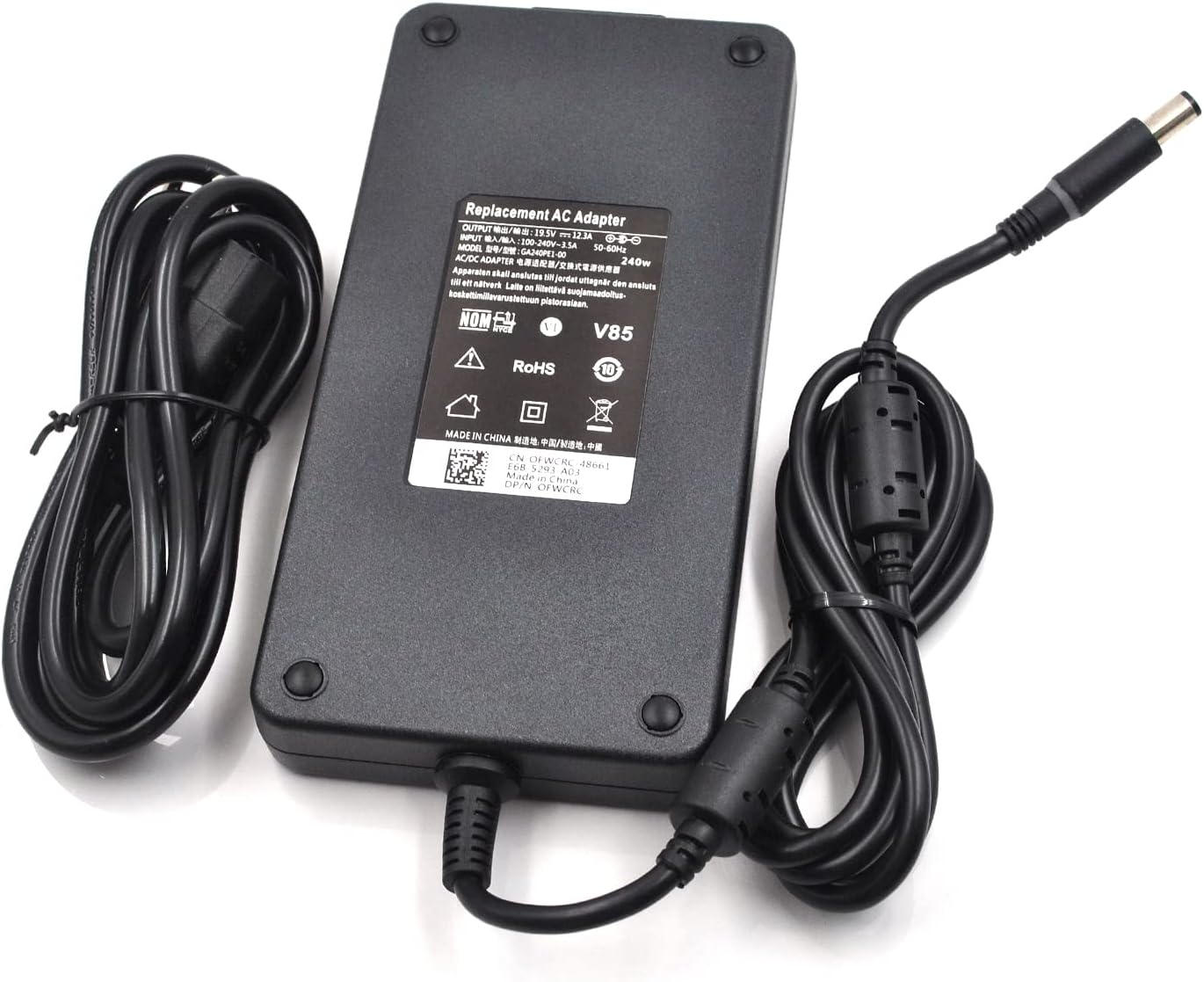 240W AC Adapter Charger for Dell Alienware Laptops - Reliable Power