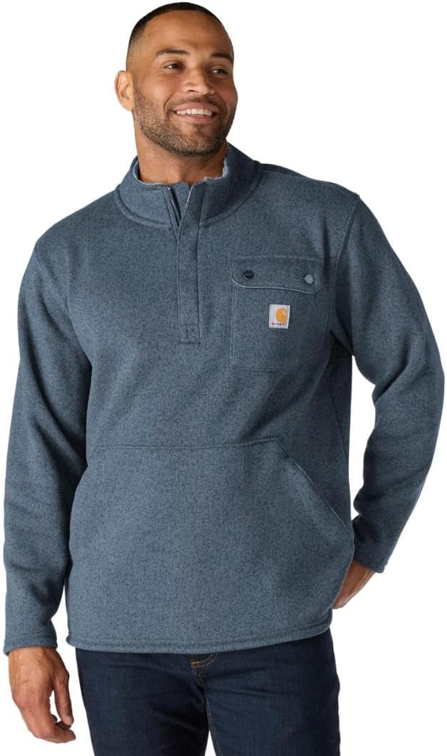 Carhartt Men's Relaxed Fit Midweight Quarter-Zip Pocket Sweater