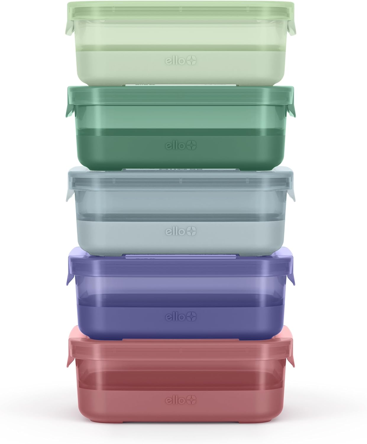 Ello Plastic Meal Prep Set for Fresh Food Storage Solutions