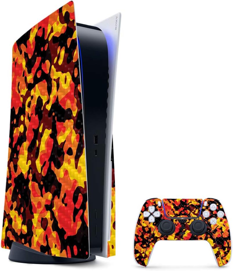 MightySkins Carbon Fiber Gaming Skin for PS5 - Unique Style