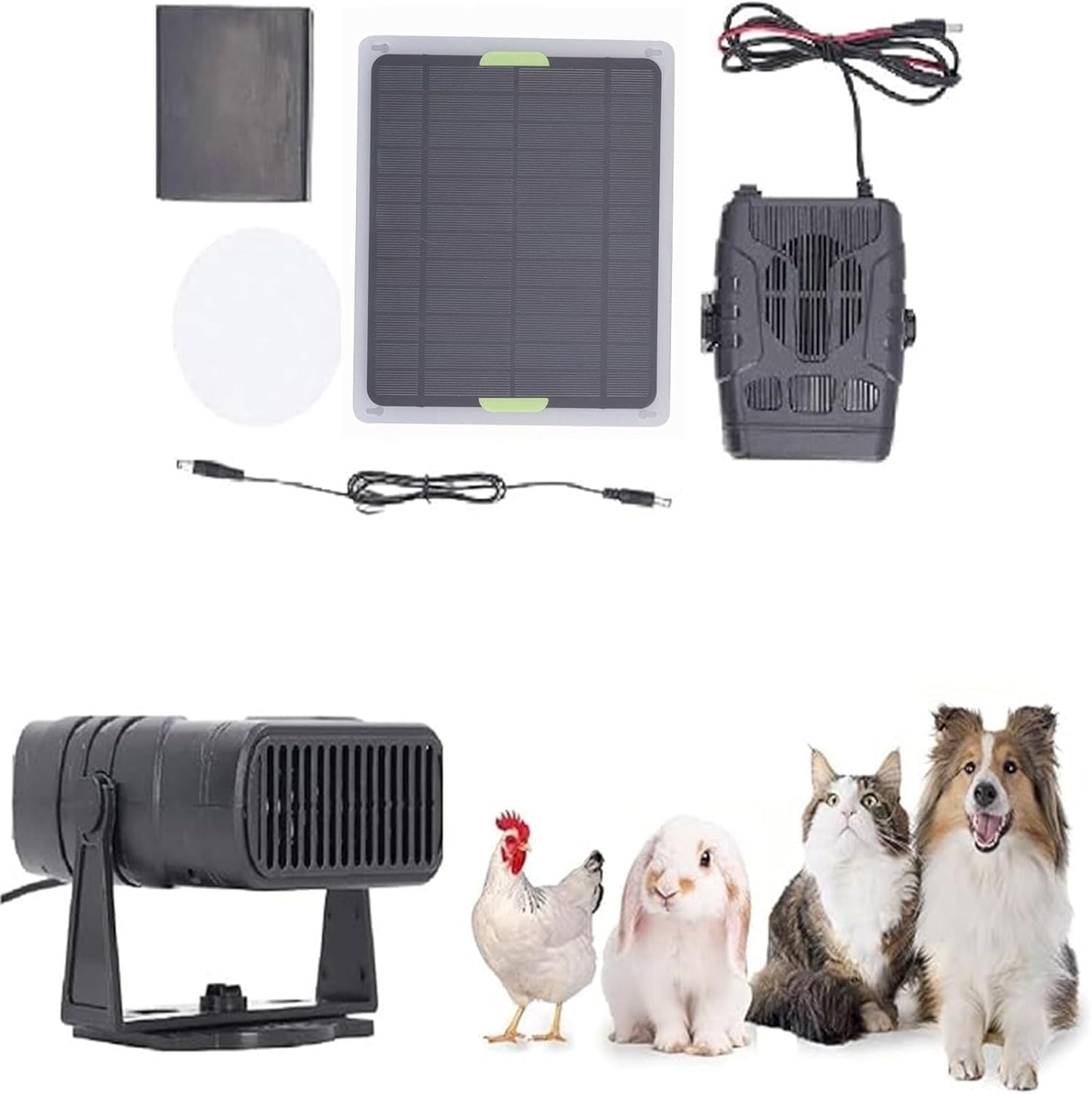Solar Chicken Coop Heater - Overheating Protection