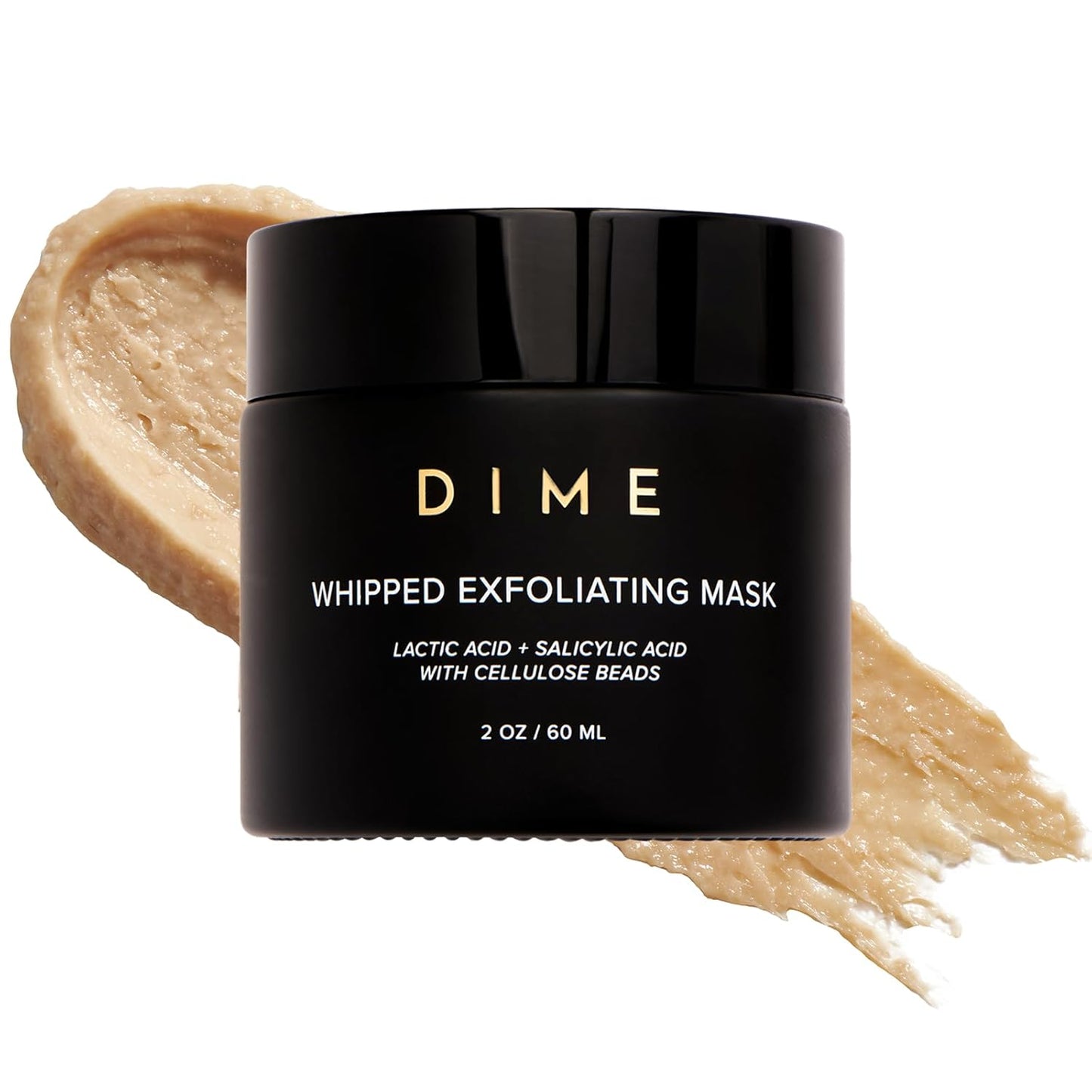 DIME Beauty Whipped Exfoliating Mask for Gentle Skin Care