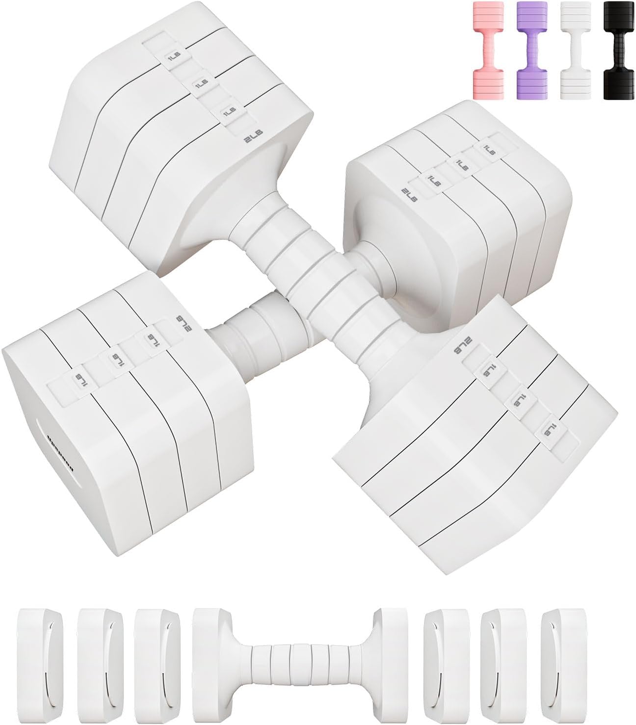 Adjustable Dumbbell Set for Home Gym Workout Strength Training