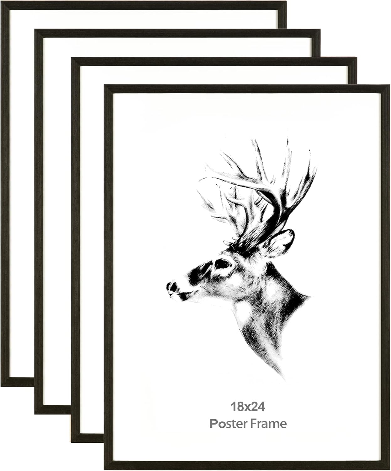 Yaetm 18x24 Poster Frame Set of 4 for Art Prints and Photos