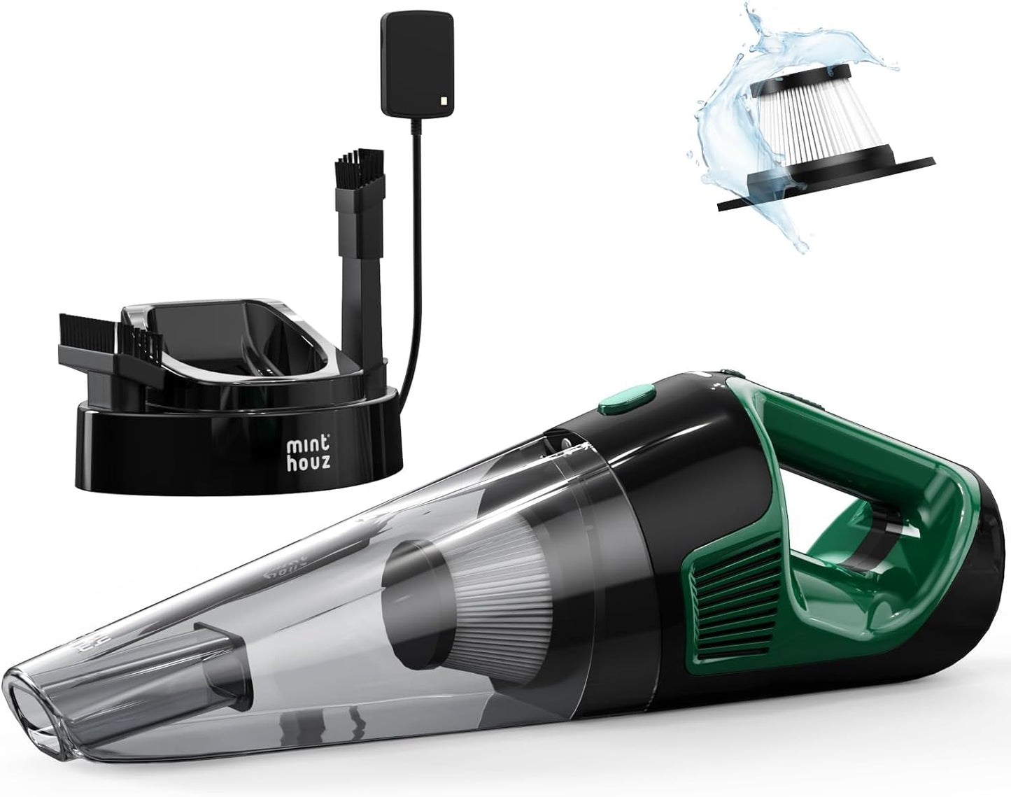 Powerful Cordless Handheld Vacuum with LED Light