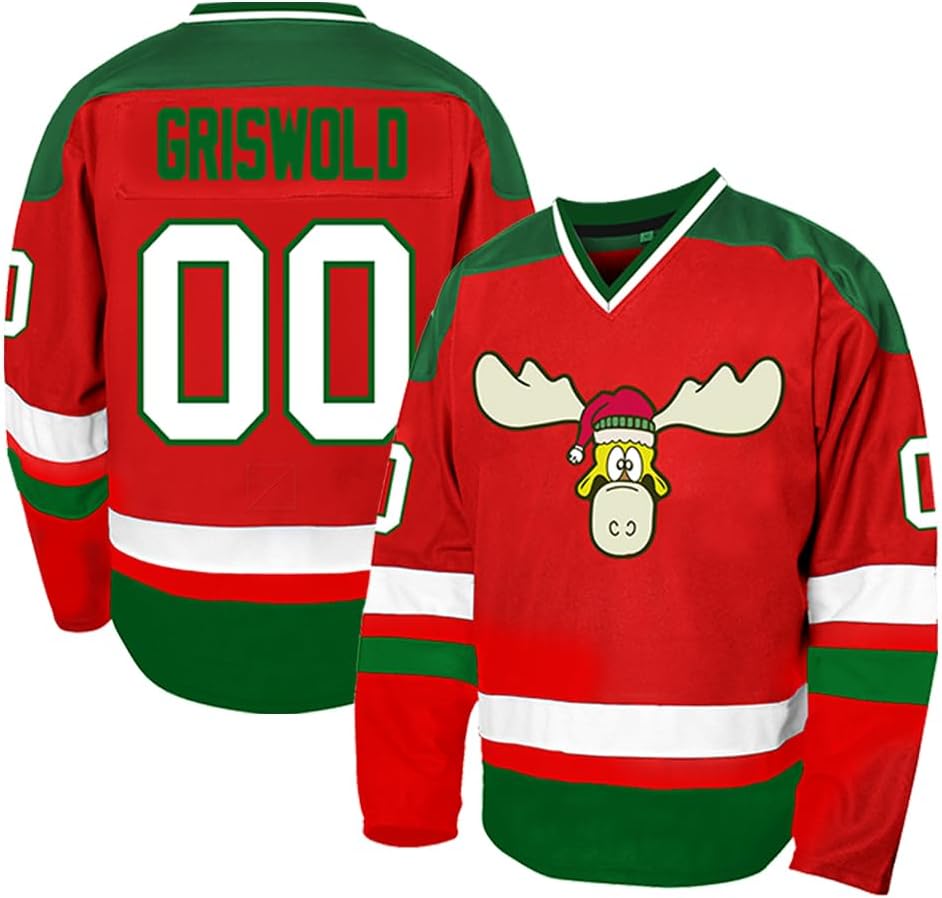 CUTHBERT Griswold Movie Ice Hockey Jersey for Christmas Fun