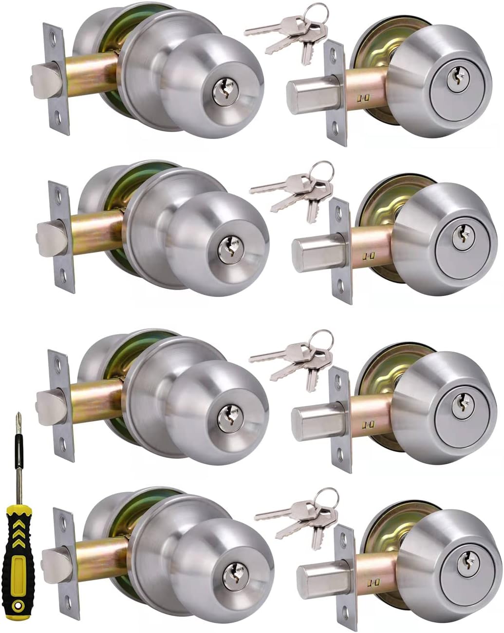 All Keyed Same Entry Door Knob and Deadbolt Combo Set Review