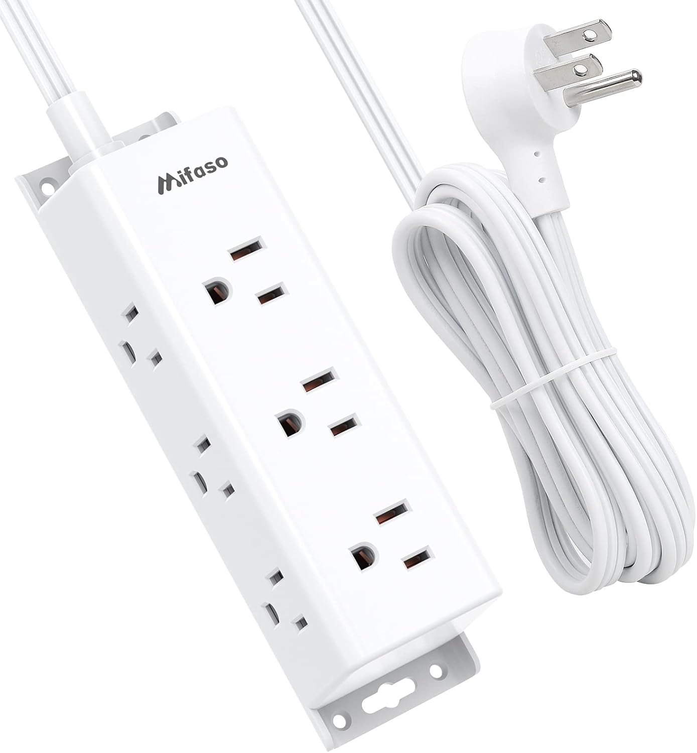 10Ft Mifaso Surge Protector - 9 Outlets, Overload Protection
