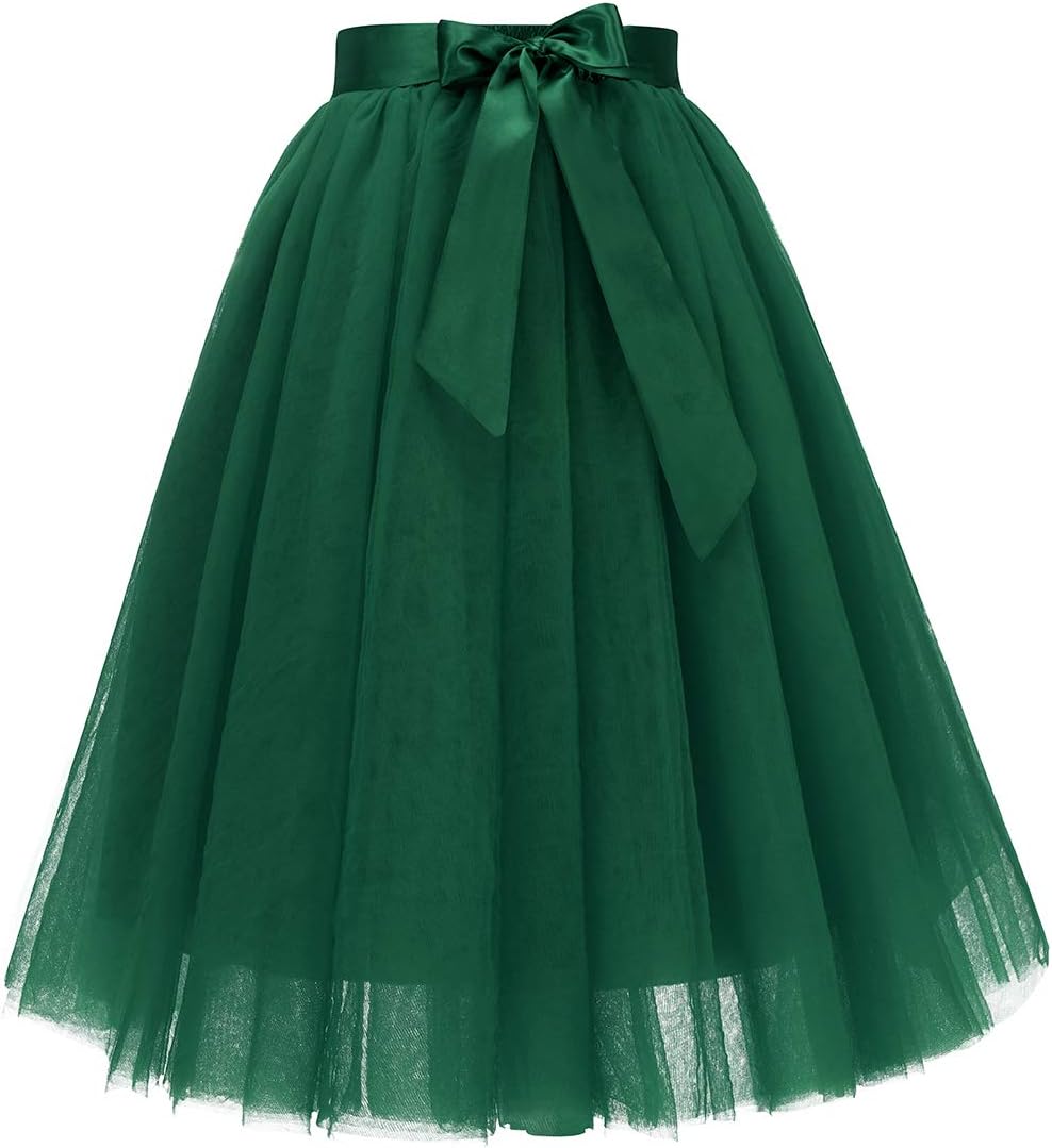 Bridesmay Women's Tulle Skirt for Wedding and Party Events