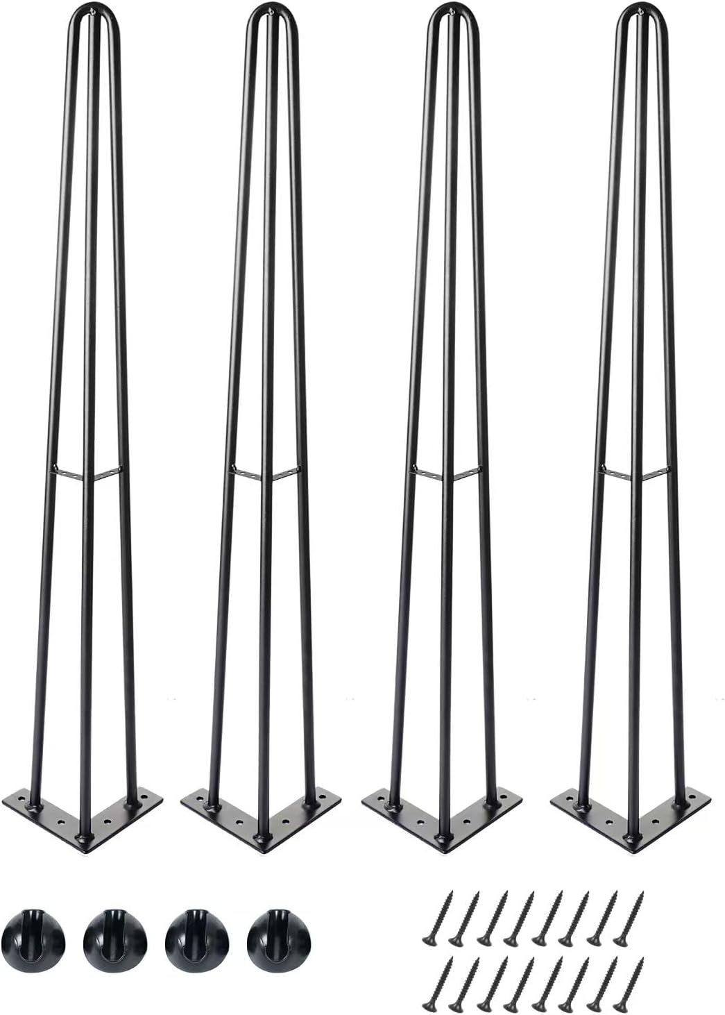24Inch Reinforce Hairpin Table Legs for Sturdy Furniture Set