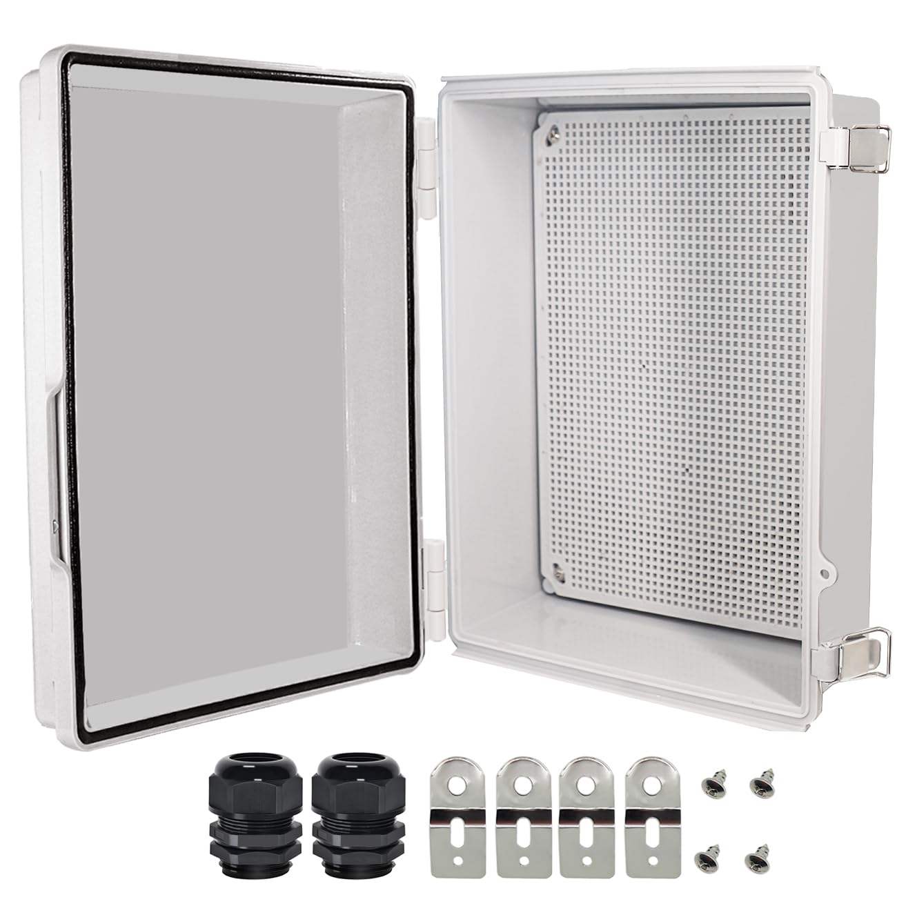 Zulkit Junction Box IP67 Waterproof Electrical Enclosure 15x11x5.1
