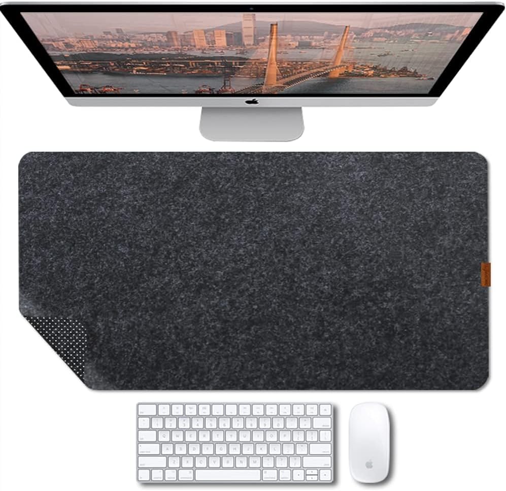 Non-Slip Bright Stone Desk Mat: Protect Your Desk!
