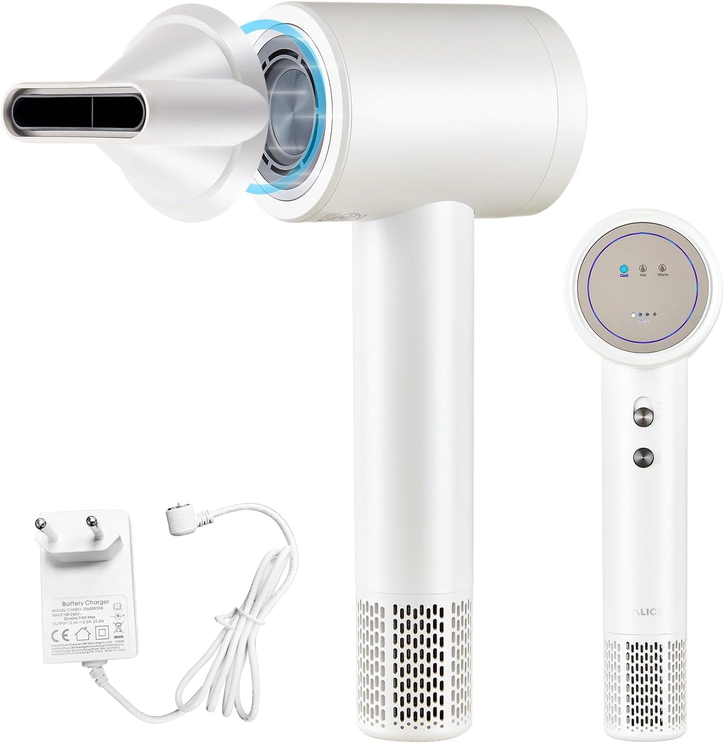 YALICE Cordless Ionic Hair Dryer - Portable Power!