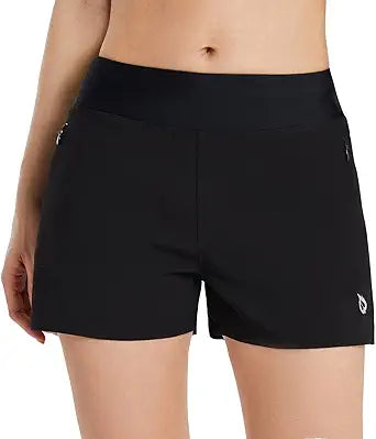BALEAF Women's Quick Dry High Waisted Swim Board Shorts Review